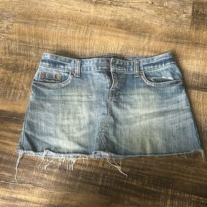 American Eagle denim mini skirt